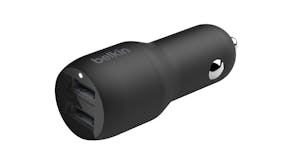 Belkin Boost Up Charge Dual USB-A Car Charger 24W + Lightning to USB-A Cable