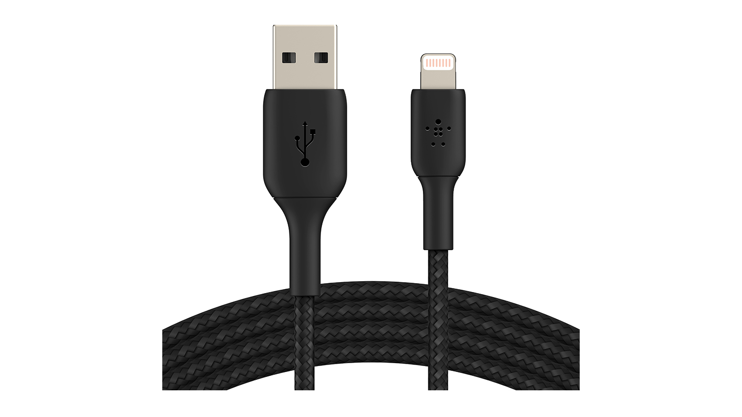 Belkin Boost Up Charge Lightning to USB-A Braided Cable 2m - Black