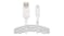 Belkin Boost Up Charge Lightning to USB-A Braided Cable 2m - White
