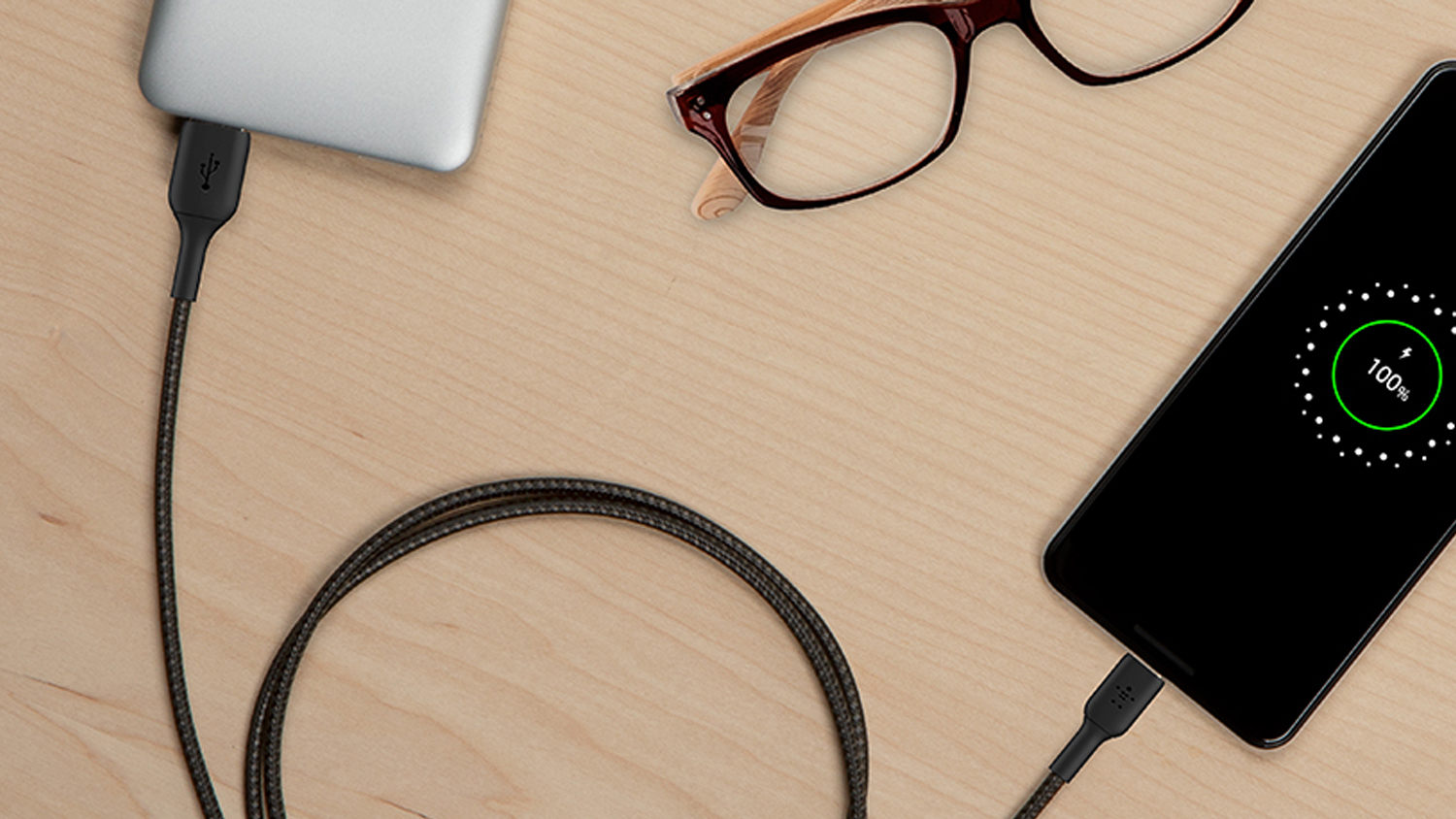 Belkin Boost Up Charge USB-A to USB-C Braided Cable 2m - Black