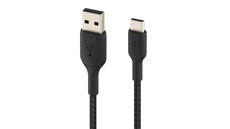 Belkin Boost Up Charge USB-A to USB-C Braided Cable 3m - Black