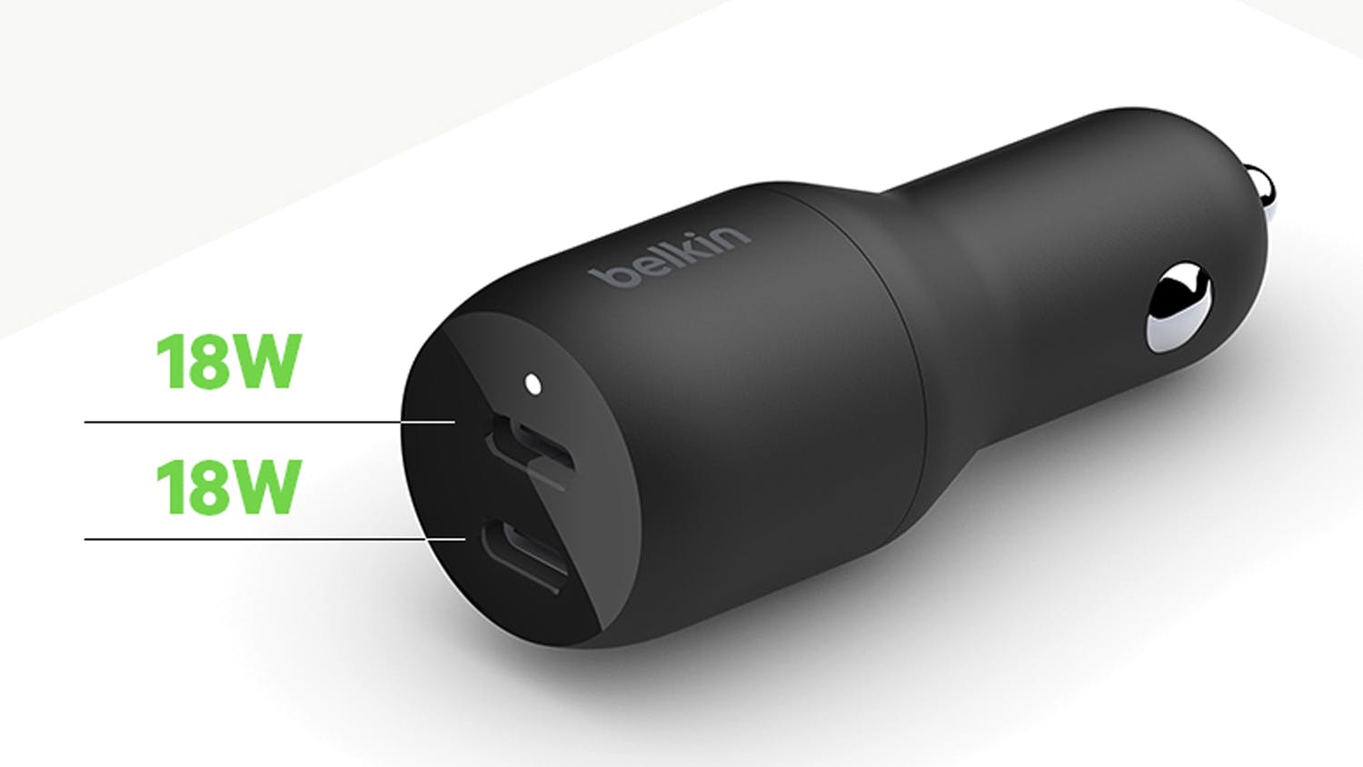 Belkin Boost Up Charge Dual USB-C 36W Car Charger