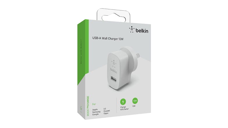 Belkin Boost Up Charge USB-A Single Port 12W USB-A Wall Charger