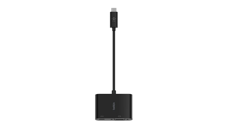 Belkin USB-C to VGA + Charge Adapter - Black