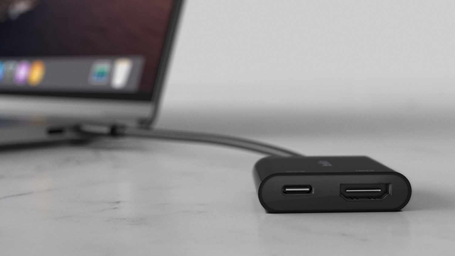 Belkin USB-C to HDMI + Charge Adapter - Black