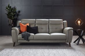 Georgia 3 Seater Leather Sofa by Vivin