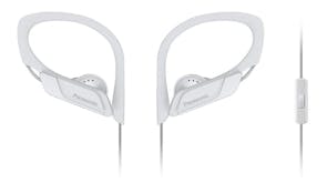 Panasonic RP-HS35ME Sport Clip In-Ear Headphones - White