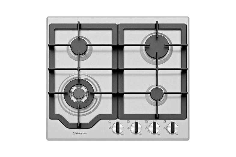 Westinghouse 60cm Stainless Steel Gas Cooktop
