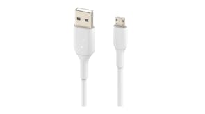 Belkin Boost Up Charge USB-A to Micro-USB Cable 1m - White