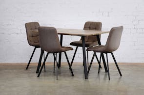 Apartmento 5 Piece Dining Suite by Aspire Furniture