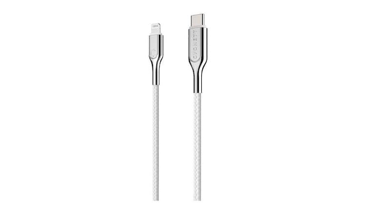 Cygnett Armoured Lightning to USB-C Cable 2m - White