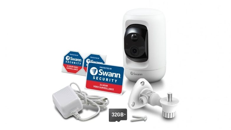 Swann 1080p WiFi Pan & Tilt Indoor Security Camera - White