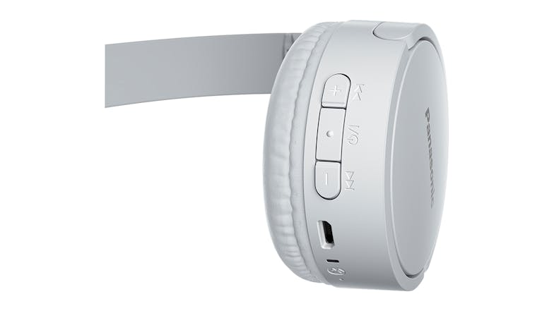 Panasonic RB-HF420BE On-Ear Wireless Headphones - White