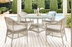 Pearl 5 Piece Outdoor Dining Setting