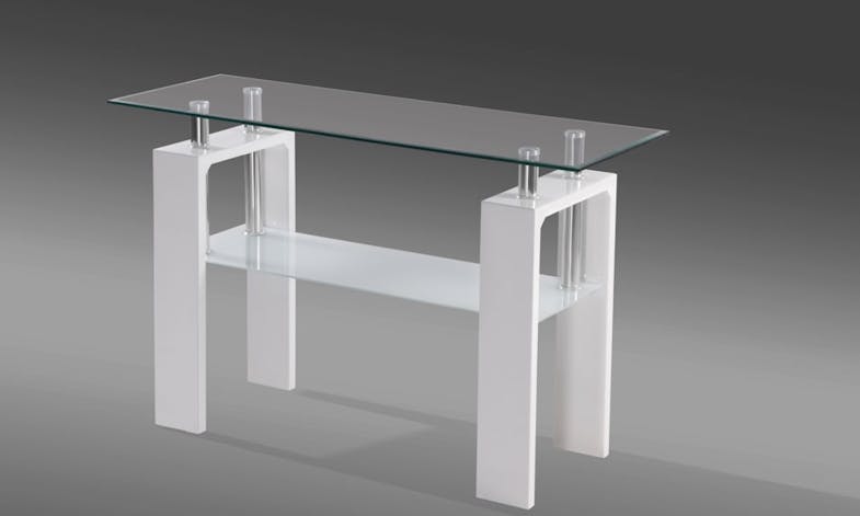 Munich Console Table by Aspire Furniture - White