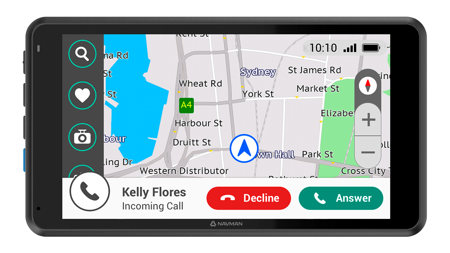 Navman MiCam GPS Navigator/Dash Cam