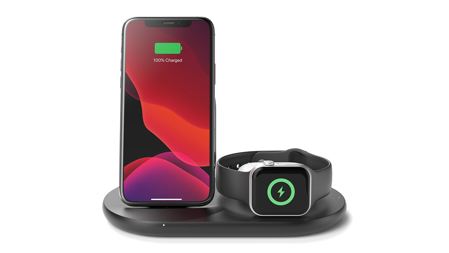 Belkin Boost Up Charge 3-in-1 Wireless Charger for Apple Devices - Black