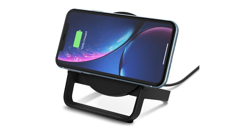 Belkin Boost Up Charge 10W Wireless Charging Stand (AC Adapter Not Included) - Black