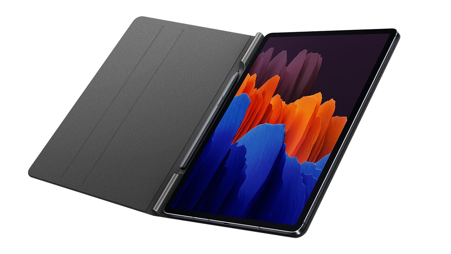 Samsung Book Cover for Galaxy Tab S7+ (2020) Black Harvey Norman New Zealand
