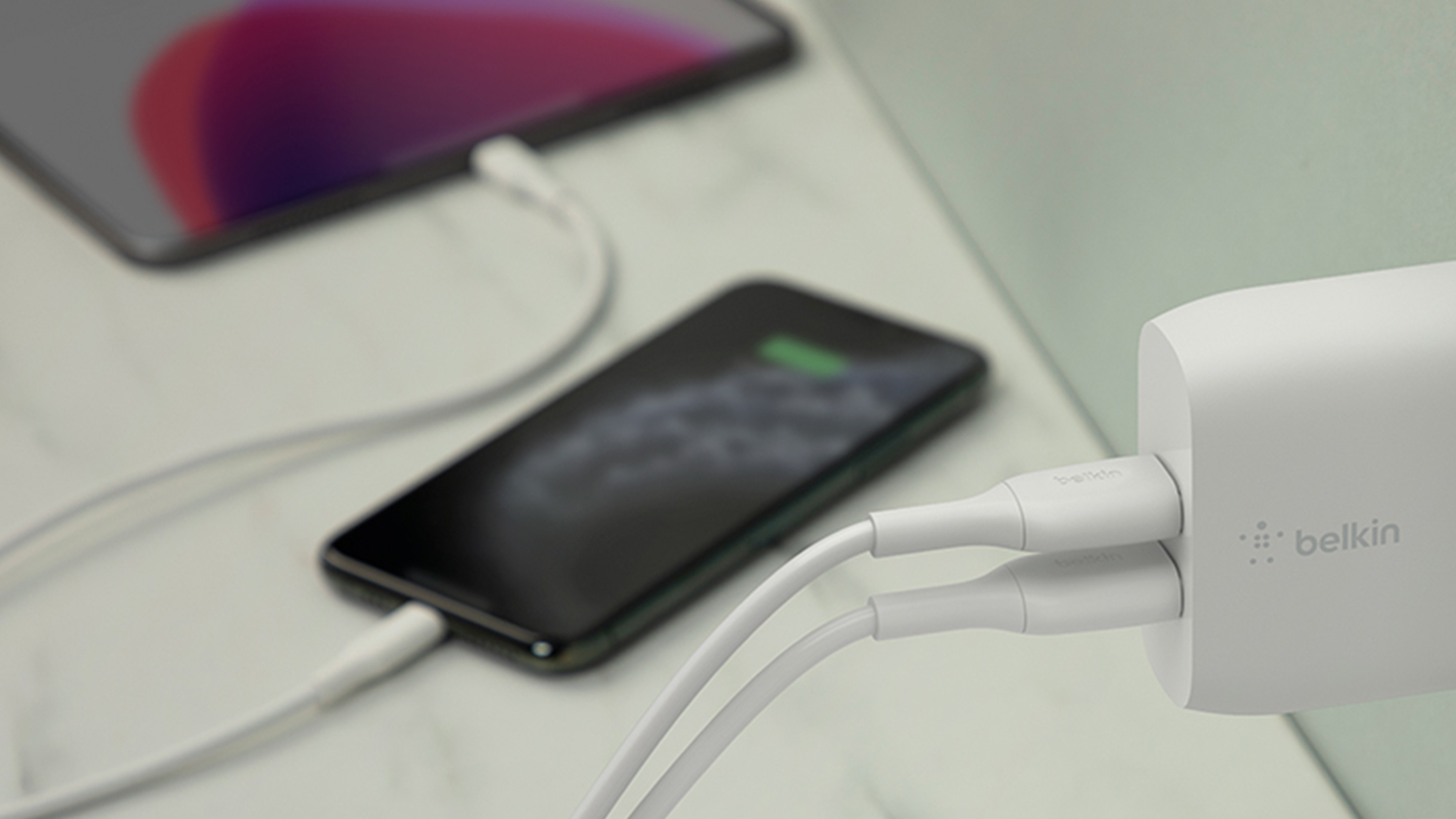 Belkin Boost Up Charge Dual USB-A Wall Charger 24W + USB-A to USB-C Cable