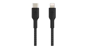 Belkin Boost Up Charge USB-C to Lightning Braided Cable 2m - Black