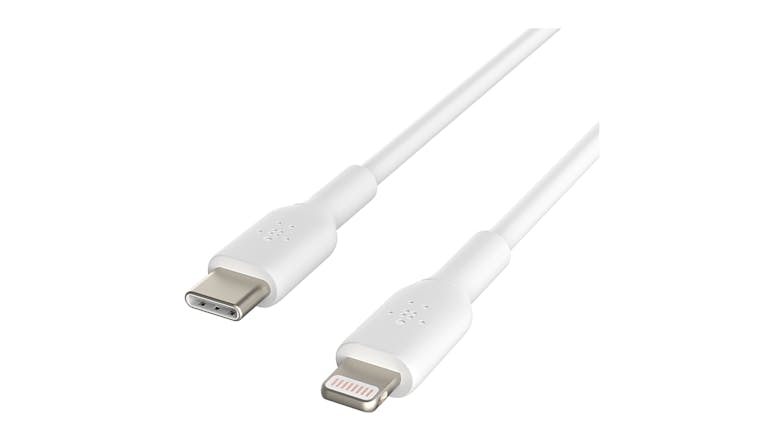 Belkin Boost Up Charge USB-C to Lightning Cable 1m - White