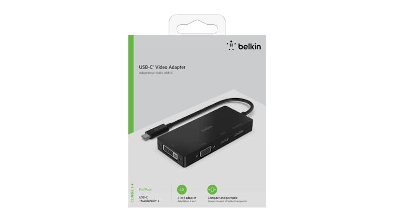 Belkin USB-C Video Adapter - Black