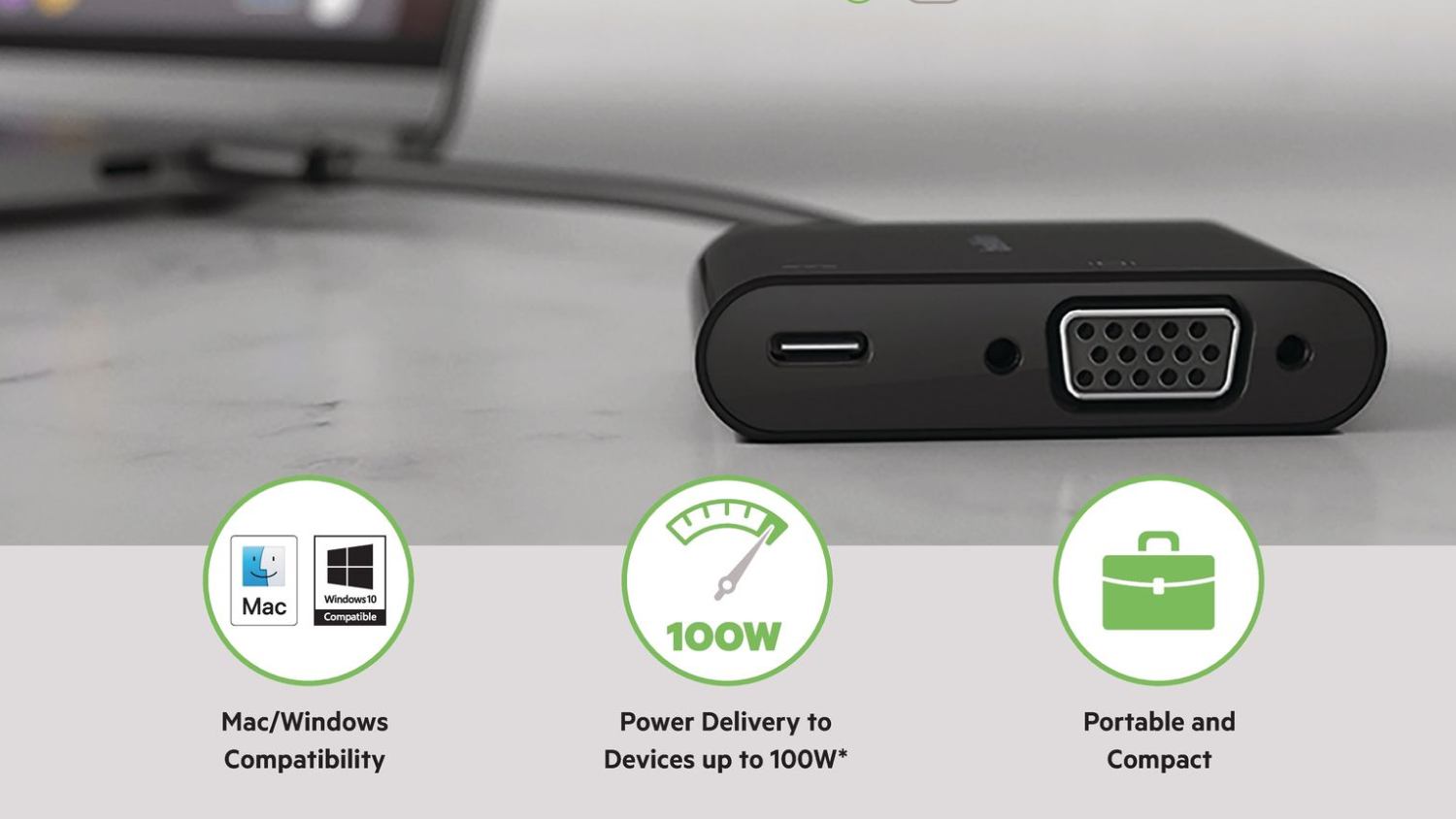 Belkin USB-C Video Adapter - Black