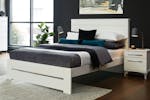 Aza King Single Bed Frame - White