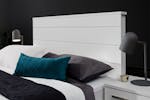 Aza King Single Headboard - White