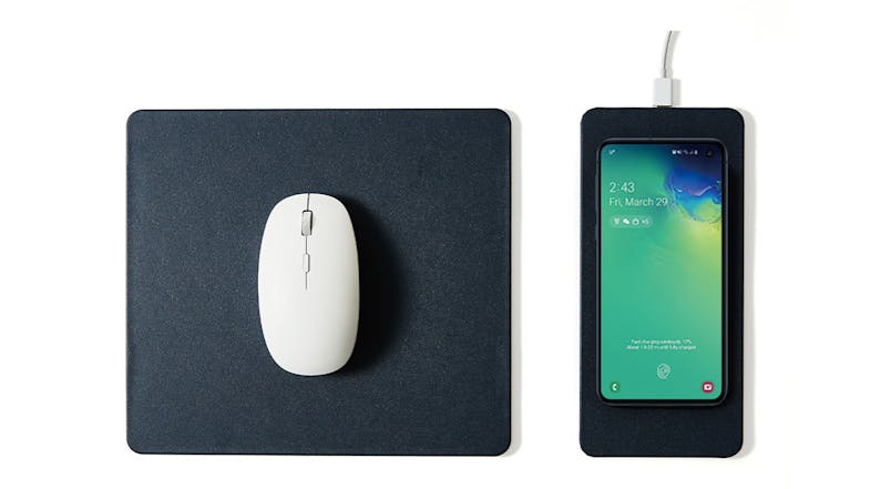 Pout HANDS 3 Split Detachable Wireless Charging Mouse Pad - Blue