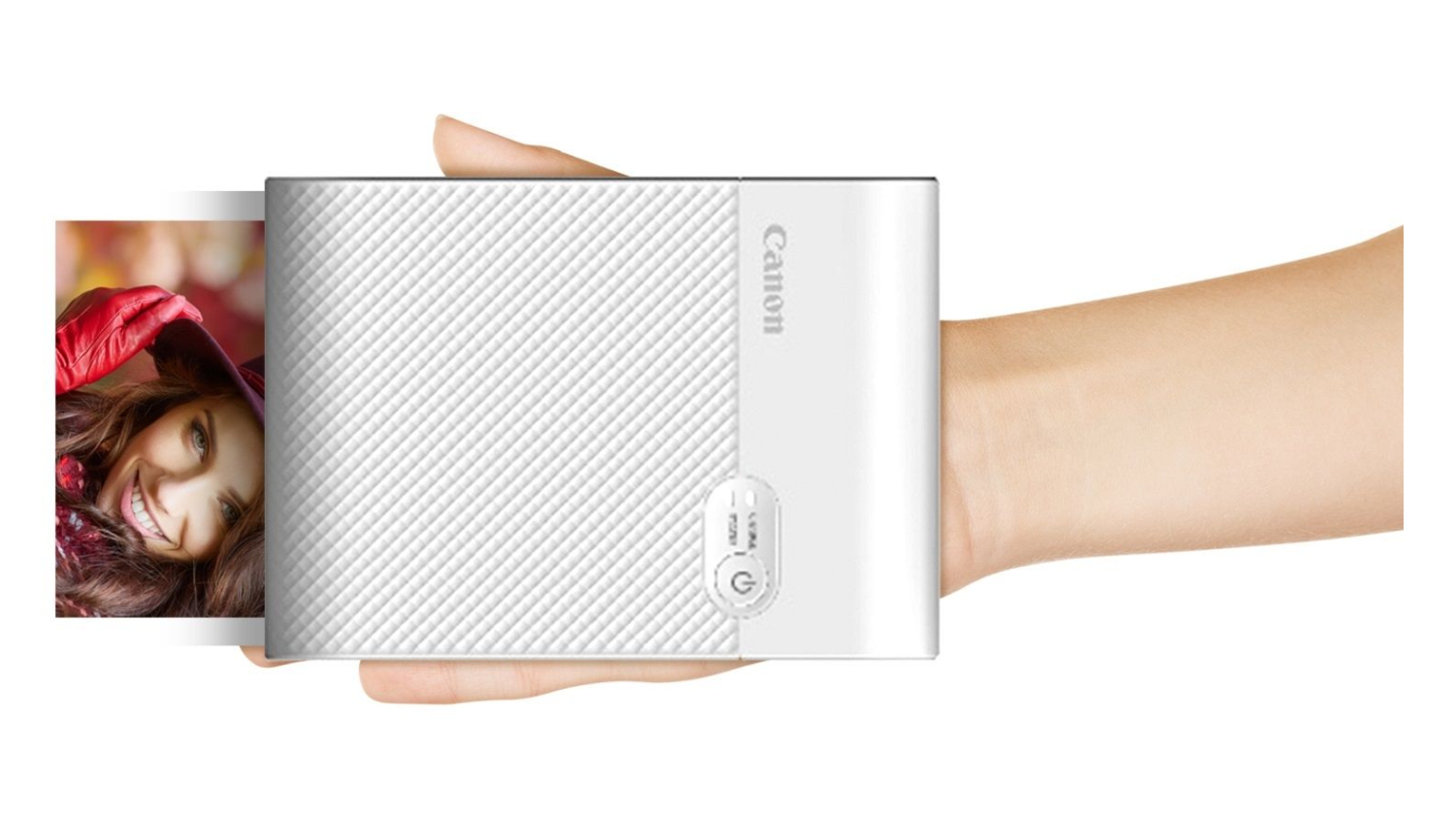 Canon SELPHY Square QX10 72mm x 85mm Compact Photo Printer White Harvey Norman New Zealand