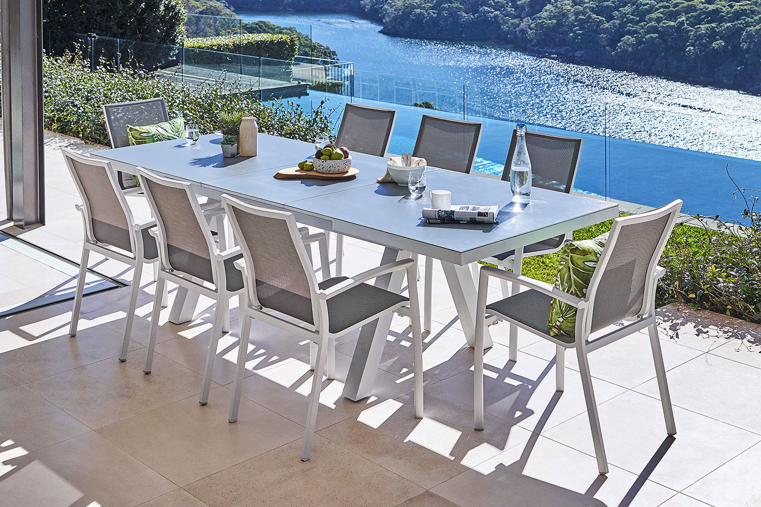 portofino 9 piece dining set