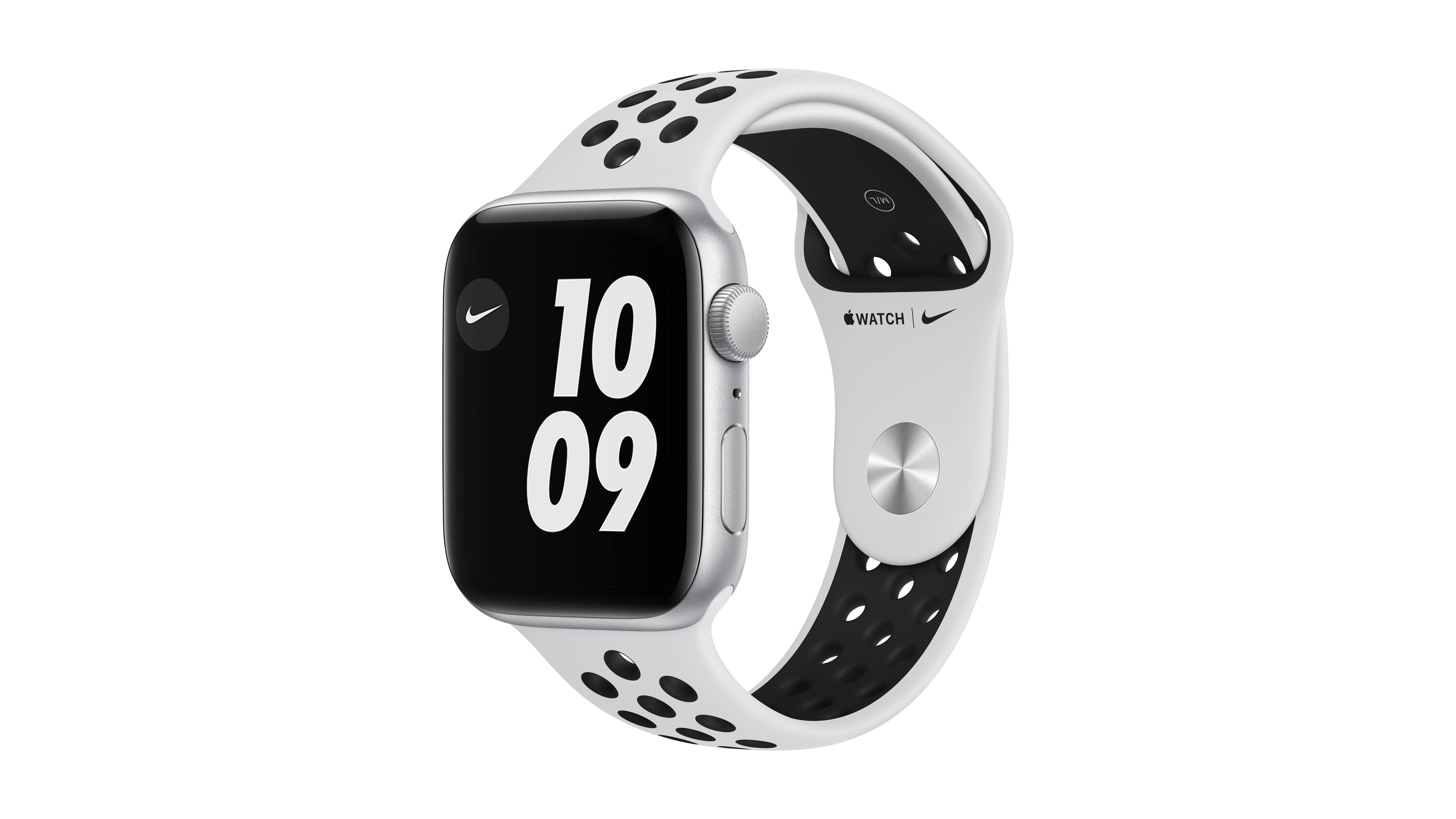 Apple Watch Nike SE (GPS) 44mm Silver Aluminium Case with Pure Platinum