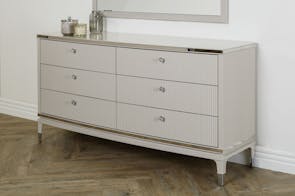 Lucent 6 Drawer Lowboy by Nero Furniture