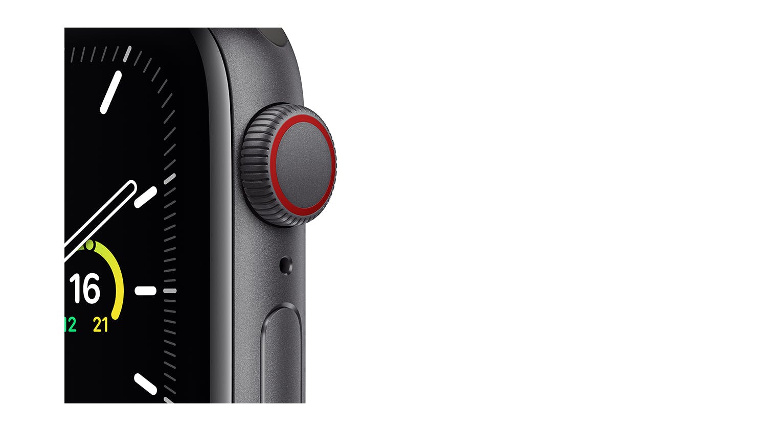 Apple Watch SE (GPS+Cellular) 44mm Space Grey Aluminium Case with Black