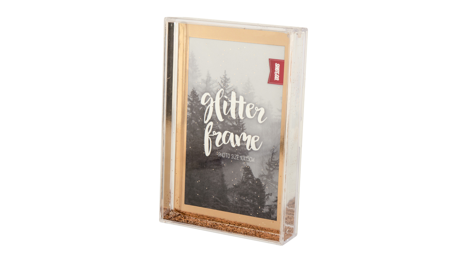 Shot2Go Photo Block Glitter Frame - Rose Gold