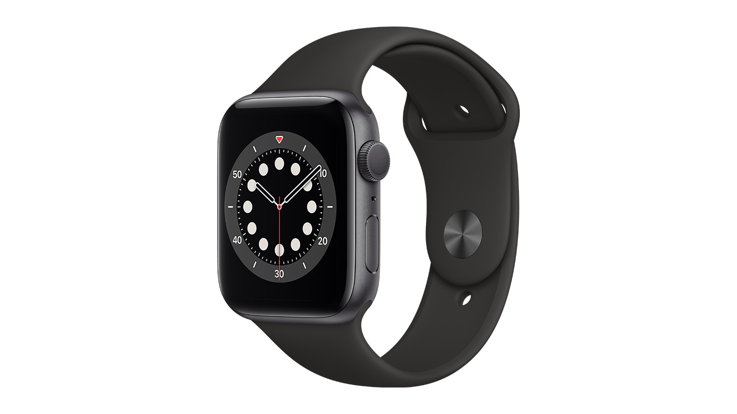 Apple Watch Series 6 (GPS) 44mm Space Grey Aluminium Case with Black Sport  Band | Harvey Norman New Zealand