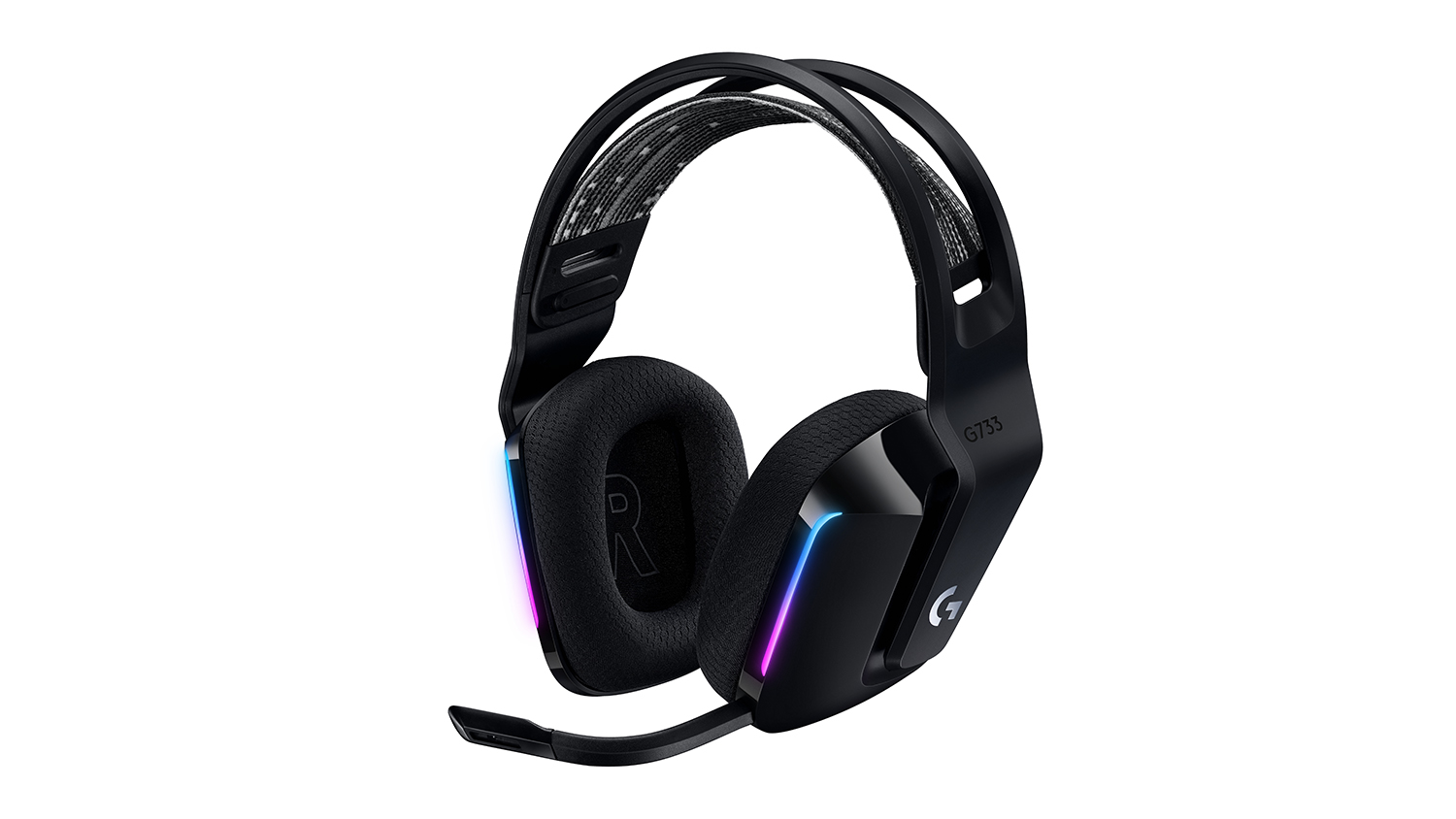 Logitech G733 LIGHTSPEED Wireless RGB Gaming Headset Black Harvey Norman New Zealand