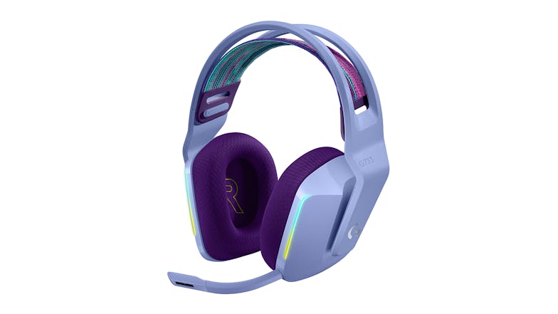 Logitech G733 LIGHTSPEED Wireless RGB Gaming Headset - Lilac