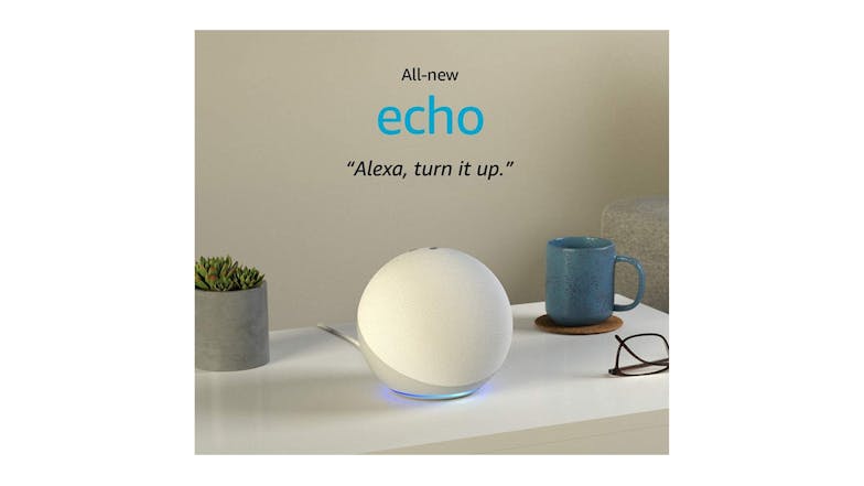Amazon Echo (4th Gen) with Alexa - Glacier white