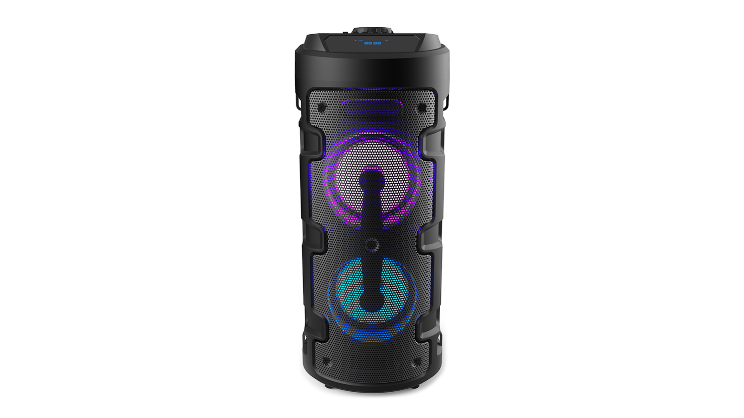 idance typhoon 101 portable bluetooth party speaker with mic