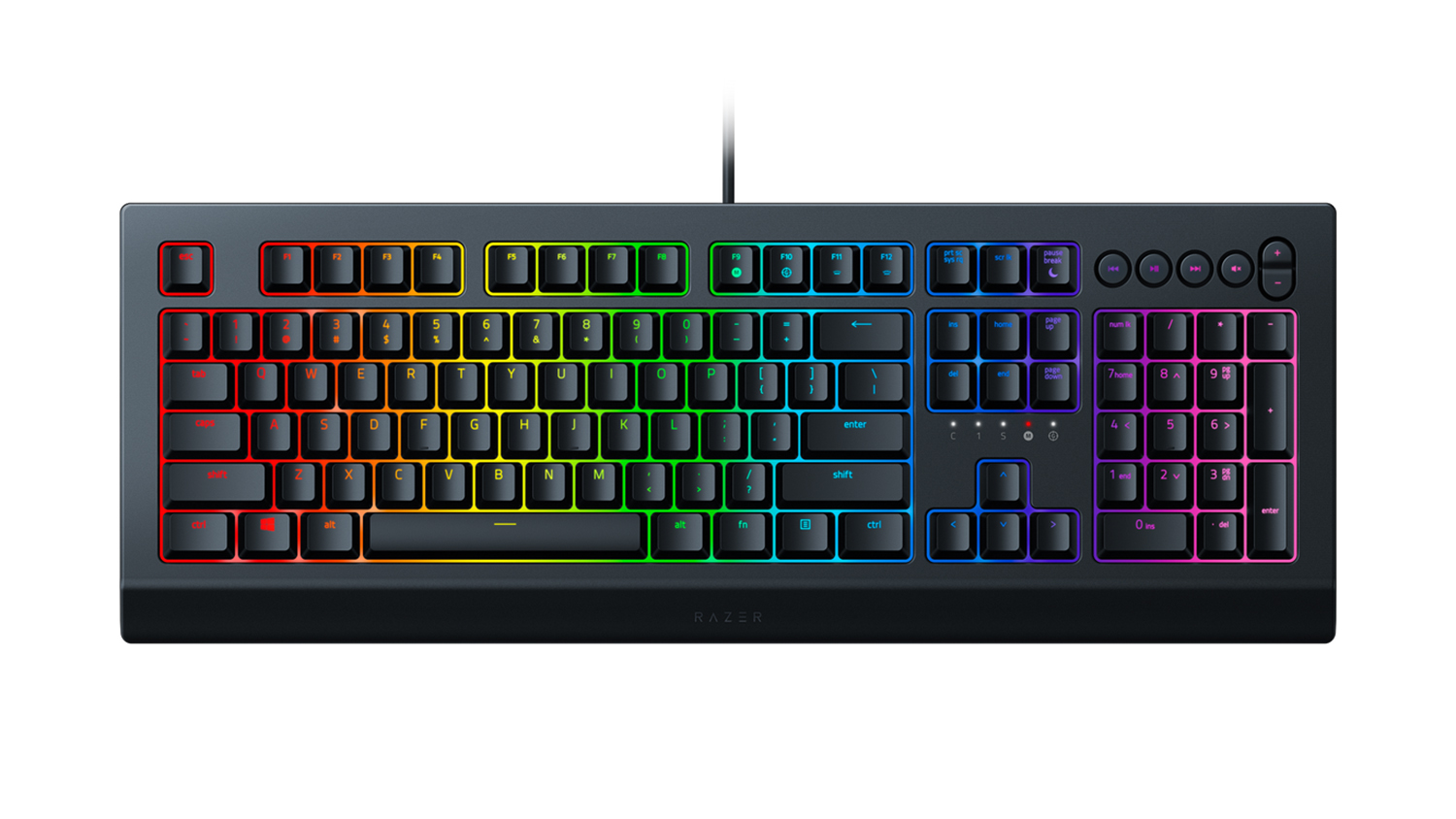 razer cynosa chroma membrane gaming keyboard