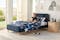 Calypso King Single Bed Frame - Navy Blue