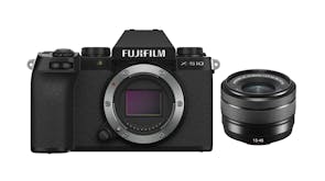 Fujifilm X-S10 Mirrorless Camera with 15-45mm Lens - Black