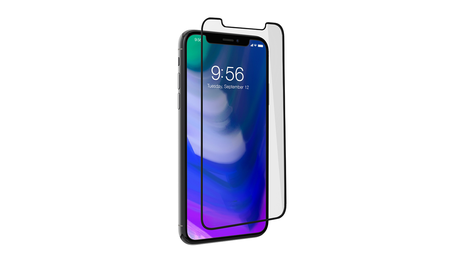 Zagg InvisibleShield Glass+ Contour Screen Protector for iPhone X