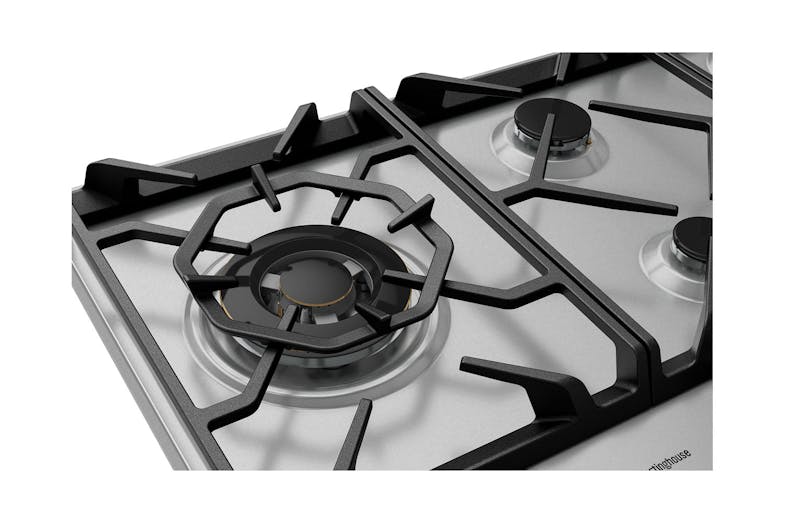 Westinghouse 90cm 5 Burner Gas on Steel Cooktop - Stainless Steel (WHG958SC)