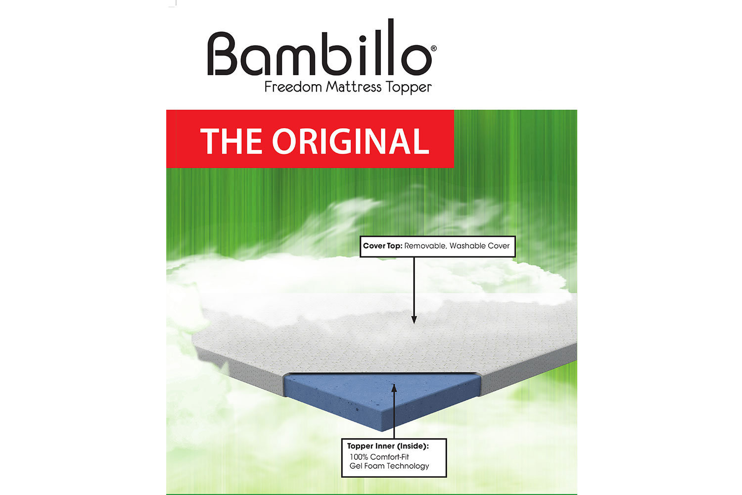 bambillo mattress topper briscoes