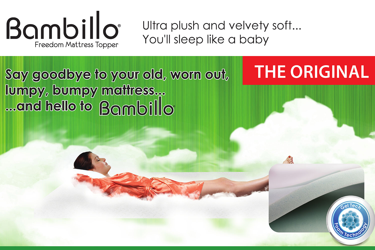 bambillo mattress topper briscoes