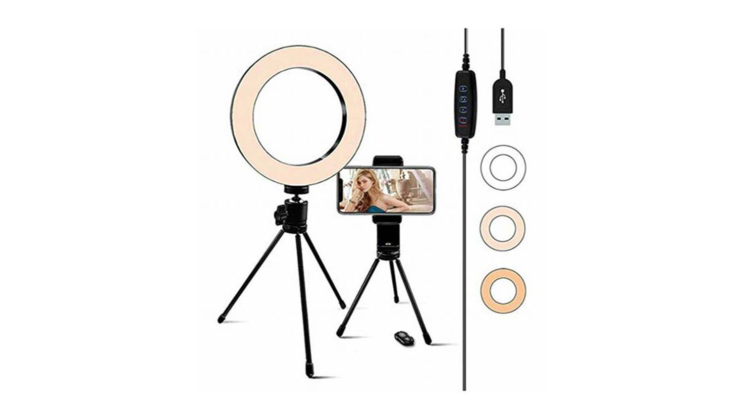 Cygnett V Glamour 10 Ring Light With Tripod Bluetooth Remote Harvey Norman New Zealand